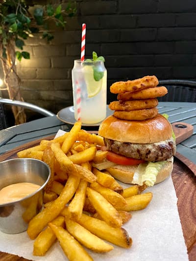 Espresso shot with crema in a ceramic cup