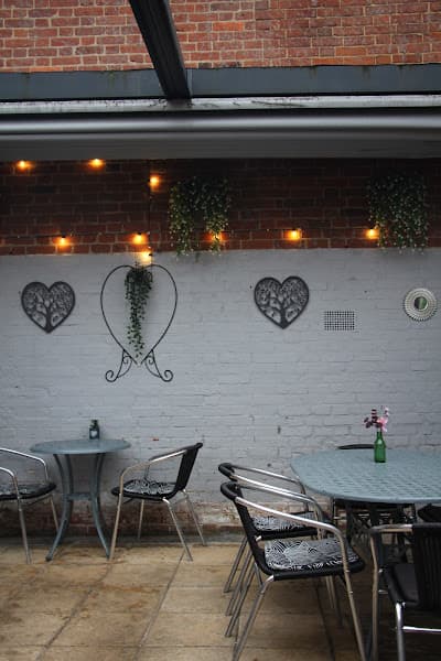 Brunch plate with eggs and greens in warm light