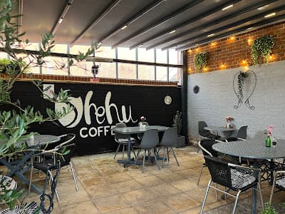 Pastry display with soft shadows